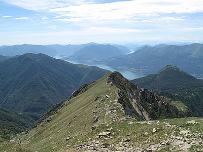 Rückblick auf den Grat zwischen Porta dei Merli und Ca' da Legn