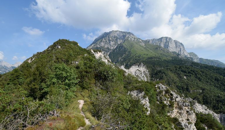 Monte Raut (2025 m) über die Forcella Capra 