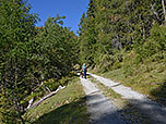 ...und wir stoßen auf einen Forstweg