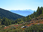 Blick über das Pustertal zu den Dolomiten
