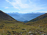 Blick zurück zu den Dolomiten