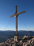 Gipfelkreuz der Naunspitze