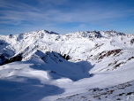 Auch der Blick nach Nordwesten  auf die Grünbergspitze ist nun frei