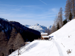 Der Ausblick nach Westen auf den Serles