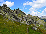 ...mit Blick zur Naviser Sonnenspitze