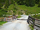 Brücke vor der Peeralm