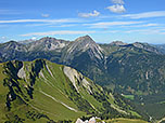 Blick zum Rauhhorn und zum Gaishorn...