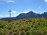 Wegkreuz an der Gappenfeldscharte