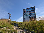 Nach 20 Minuten erreichen wir das größte Gipfelbuch der Alpen...