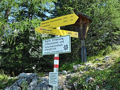 Der weitere Weg erfordert Trittsicherheit