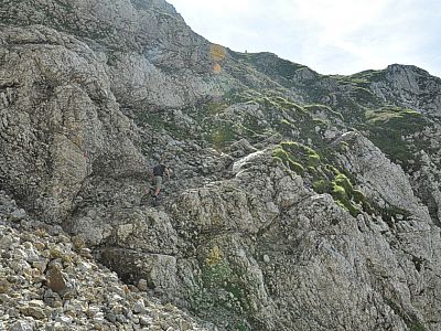 Anschliessend wird es ein wenig flacher, ... 