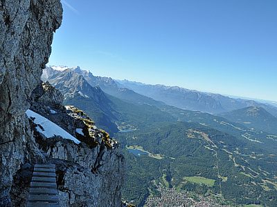 Über den Mittenwalder Klettersteig...