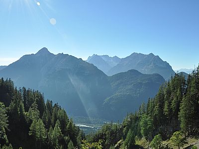 Blick hinüber zur Arnspitze