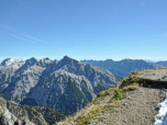 Blick auf die Pleisenspitze (2569 m) im Südosten