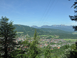 Blick auf Mittenwald