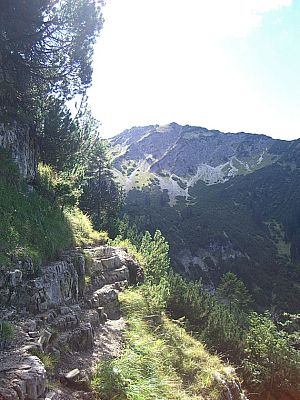 ...auf die Notkarspitze zu