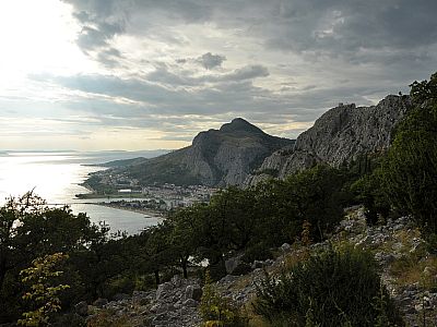 Der Ausblick zurück auf Omis