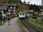 Mit der Zugspitzbahn fahren wir zum Bahnhof Hammersbach
