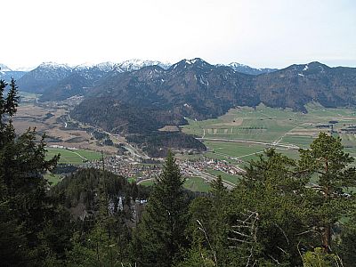 Blick auf Eschenlohe