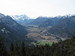 Blick Richtung Garmisch und Zugspitze