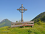 Das schöne Holzkreuz am Blasenhag