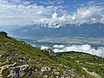 Noch einmal genießen wir die Aussicht aufs Inntal