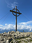 ...und das große Gipfelkreuz am Patscherkofel
