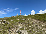 Ein letzter Blick hinauf zum Gipfel