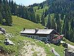 ...und wenig später die Jausenstation Hochalm