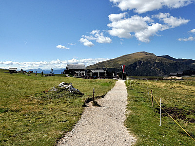 Wir erreichen die Fornella Alm