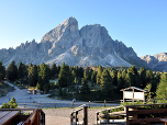Blick auf den Peitlerkofel von der Ütia de Börz - Würzjochhütte