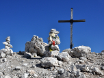 Das Gipfelkreuz des Peitlerkofels
