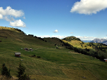 Der Weg zum Gömjoch ist bereits zu erkennen