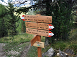 ... nach Norden Richtung Würzjoch absteigen.