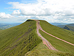 Blick zurück zum Pen y Fan