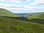Blick zum Beacons Reservoir