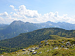 Blick über die Bergwelt jenseits des Kleinarltals...