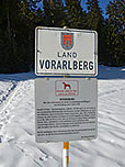 ...und überqueren die Grenze nach Vorarlberg