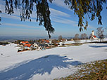 Blick zurück nach Möggers