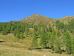 Erster Blick zur Pfannspitze