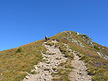 Die letzten Meter zum Gipfel