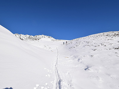 Das Gelände wird nun etwas flacher