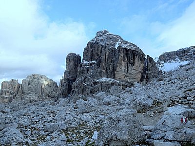 Letzter Blick zum Cima Pisciadù