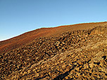 Blick zum höchsten Punkt des Piton des Neiges