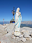 ...und Gipfelmadonna am Piz Boe