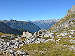 Das Terrain wird langsam steiniger