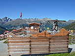 An der Bergstation der Languard-Sesselbahn