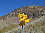 Den Abzweig zum Steinbockweg lassen wir links liegen