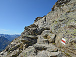 Auch die Gipfelroute ist hervorragend markiert