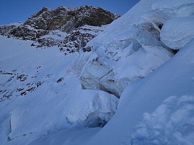 Die Eismassen des Cambrenaeisbruchs